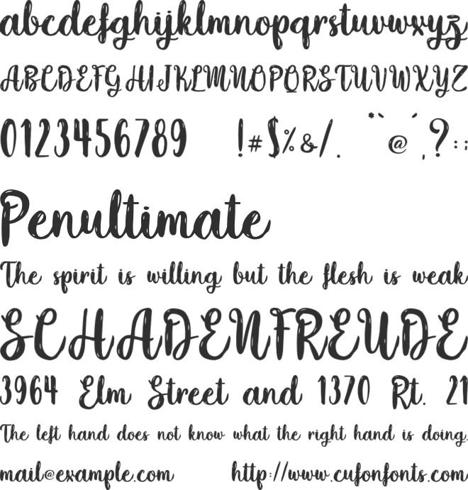 Beefy Soup - Personal Use font preview