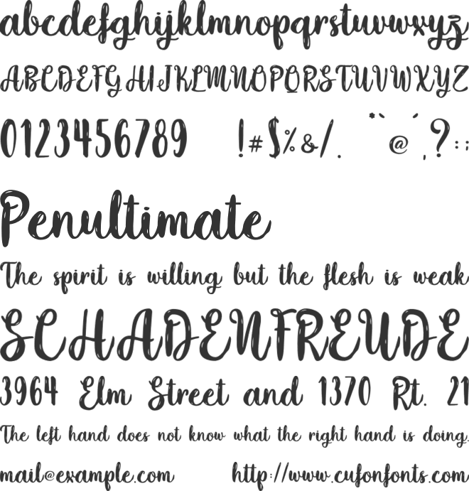 Beefy Soup - Personal Use font preview