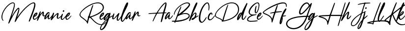 Meranie Regular font
