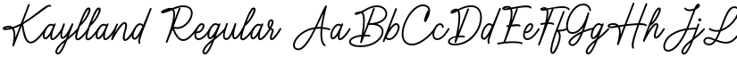 Kaylland Regular font