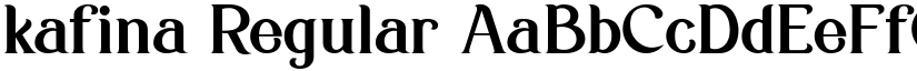 kafina Regular font