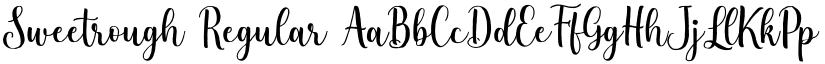 Sweetrough Regular font