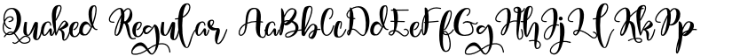 Quaked Regular font