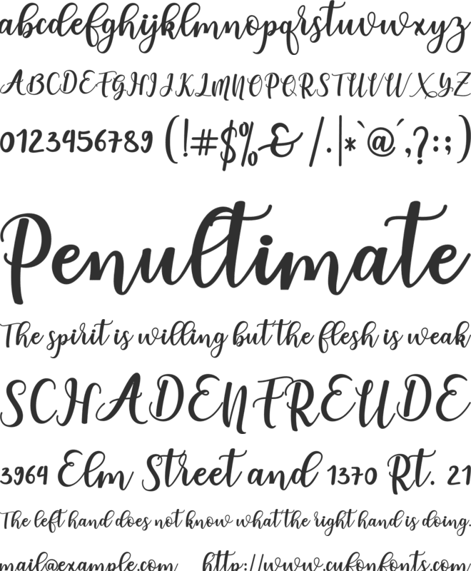 someday font preview