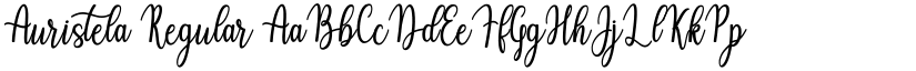 Auristela Regular font