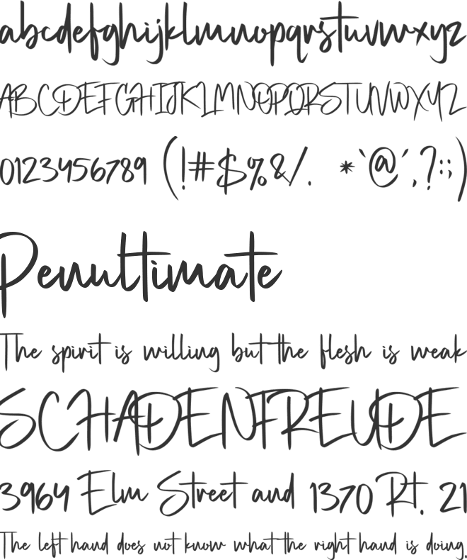 Marietta Sussafe font preview