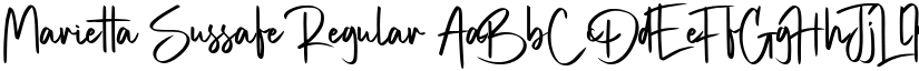 Marietta Sussafe Regular font