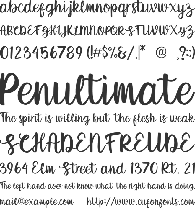 Fortwenty font preview