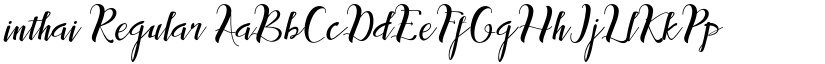 inthai Regular font