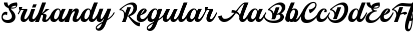 Srikandy Regular font