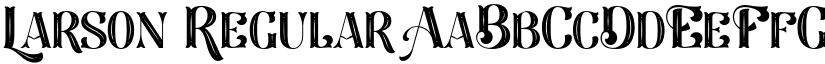Larson font download