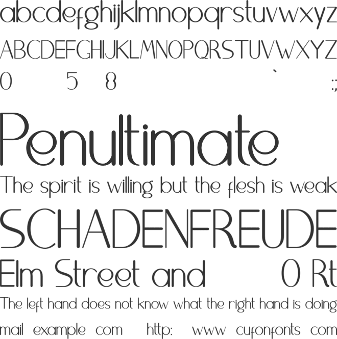 Brightydfn font preview