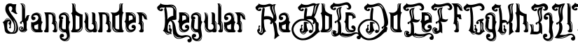 Stangbunder Regular font