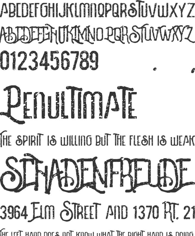 Revalina font preview