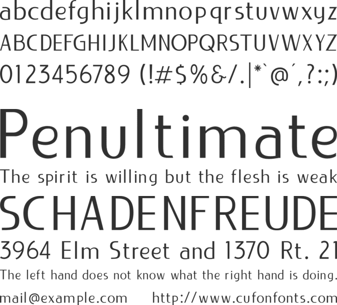 LIEUR PERSONAL USE ONLY font preview