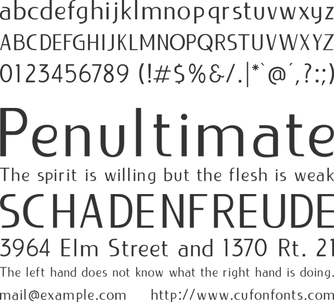 LIEUR PERSONAL USE ONLY font preview
