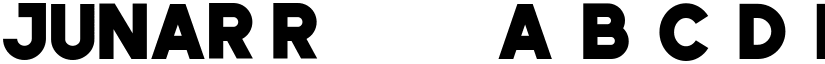JUNAR Regular font