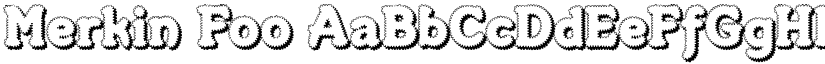 Merkin Foo font
