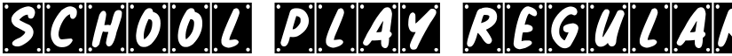 School Play Regular font