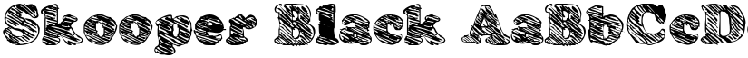 Skooper Black font