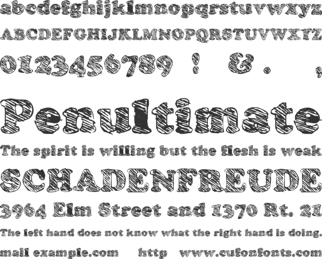 Skooper font preview