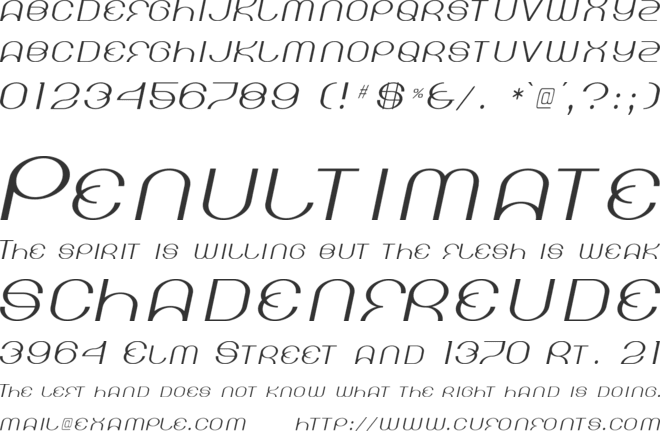 Kicking Limos font preview