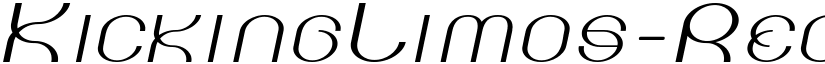 KickingLimos-Regular font