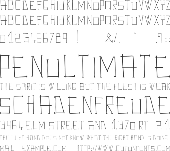 Ave Giulio font preview