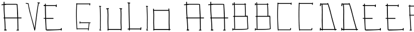 Ave Giulio font