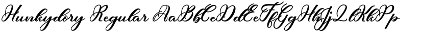Hunkydory Regular font