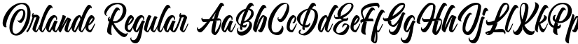 Orlande Regular font