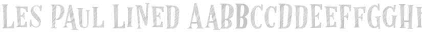 Les Paul Lined font