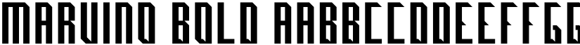 Marvino Bold font