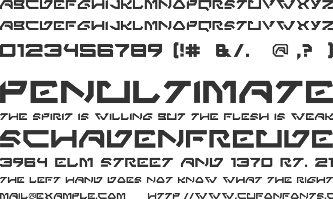 Aurebesh_english font preview