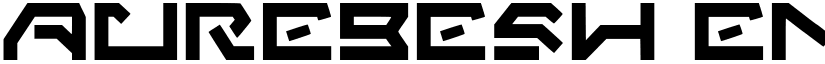 Aurebesh_english Regular font