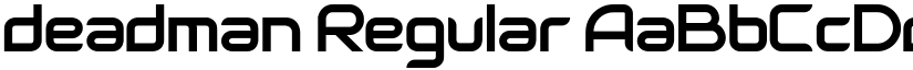 deadman Regular font