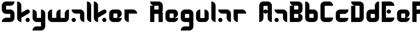 Skywalker Regular font