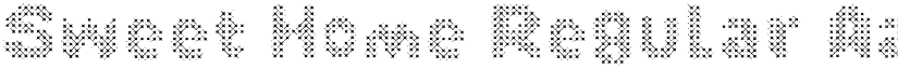 Sweet Home Regular font