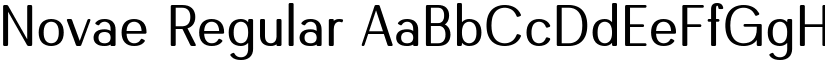 Novae Regular font