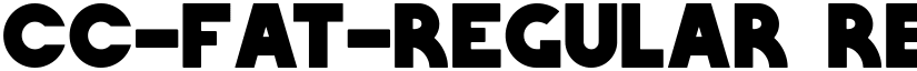 CC-Fat-Regular Regular font