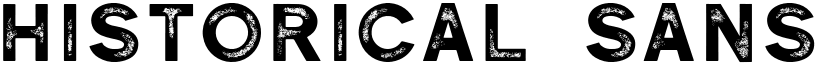 Historical Sans Textured font