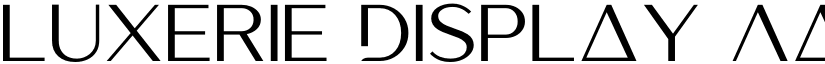 Luxerie Display font
