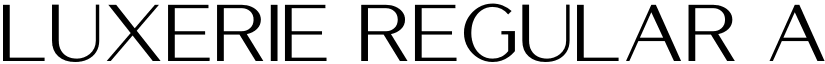 Luxerie Regular font