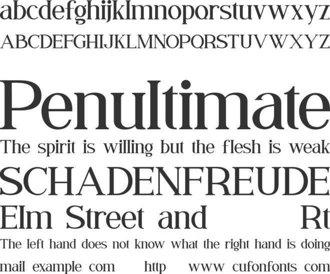 Syailendra font preview