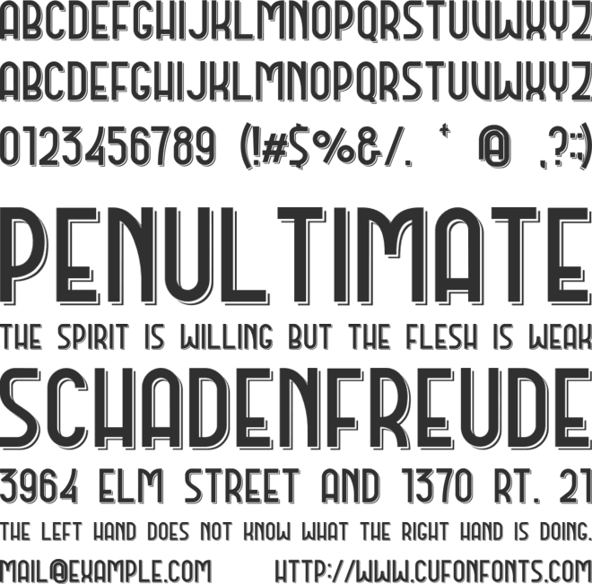 DOMCO 02 font preview
