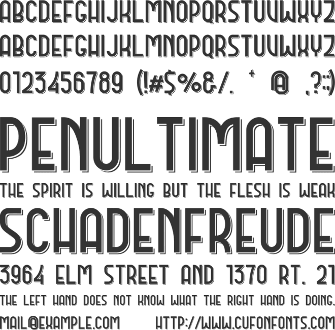 DOMCO 02 font preview