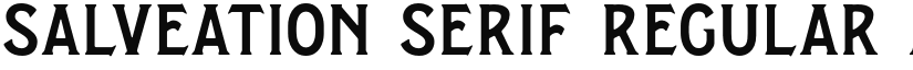 Salveation Serif Regular font