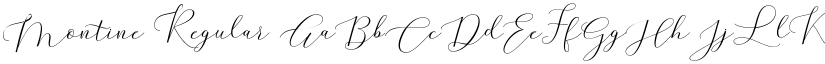 Montine Regular font