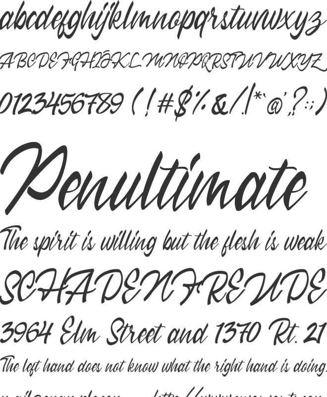 Himallaya font preview
