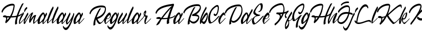 Himallaya font download